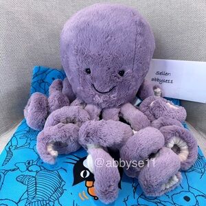 Jellycat Large Maya Octopus Plush Toy NWT Authentic With Dust Bag A2OC